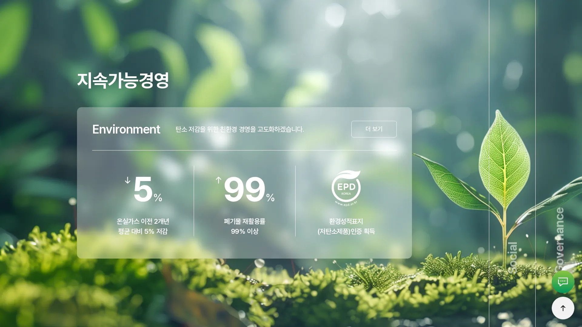 DB HiTek ESG·사회공헌 섹션