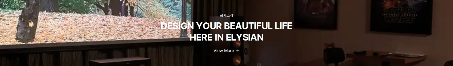 ELYSIAN 회사 소개 섹션